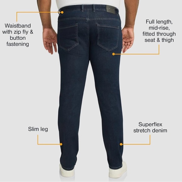 Brand New With Tags Mens Slim Jeans! - Picture 3 of 8
